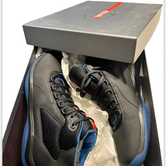 Prada high top sneakers size 8.5 in Prada size - Picture 3 of 6